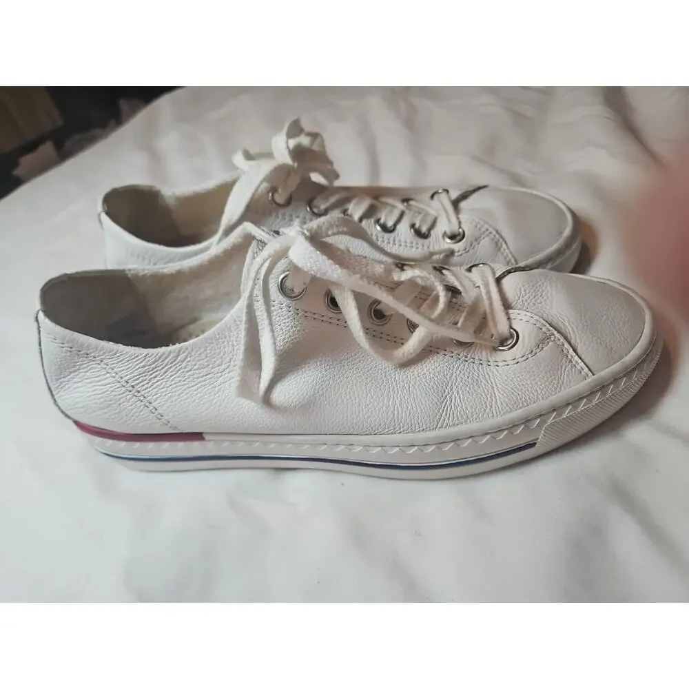 $400 PAUL GREEN Carly Low Top Sneaker leather LACE-UP SHOES 6.5 AUS Size 9 US - Picture 7 of 11